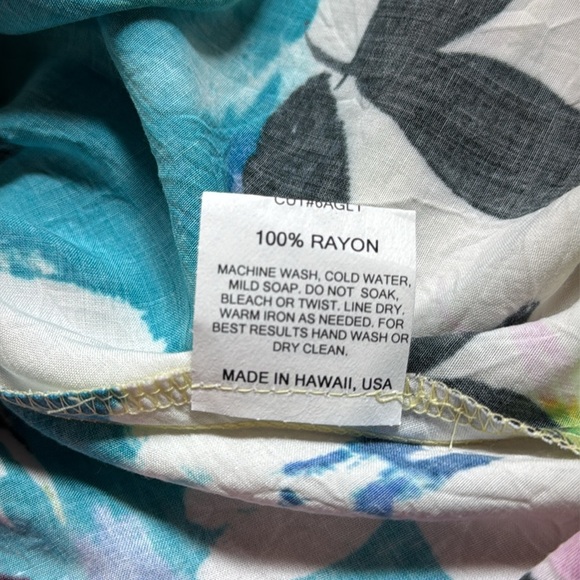 Jams World VTG Symphony Mini Dress Multicolor Abstract Floral Vibrant Tropical - Picture 11 of 13